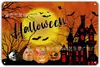 Transfronterizo Nuevo Amazon Pintura Decorativa de Lata Vintage Halloween AliExpress Pintura Decorativa E-commerce Explosiones Calabaza