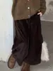 Pantalones de pana anchos nuevos de otoño/invierno estilo japonés para hombres, mujeres y niños, holgados, con caída, casuales, largos, estilo perezoso para niños