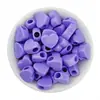 14mm acrílico coração de pêssego furo passante contas de amor furo grande atacado com contas materiais artesanais acessórios de joias DIY