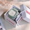 Reloj minimalista de estilo japonés para mujer, con temperamento simple y diseño de nicho, reloj digital para estudiantes de secundaria y preparatoria.