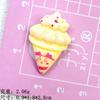 Pequeno cartão-simulação animal lanche comida jogar acessórios DIY creme gel grampo de cabelo copo capa de telefone móvel cabeça corda decoração material