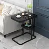 Mesa lateral-10, mesa de centro pequeña, moderna minimalista para uso doméstico, mini mesa lateral para balcón, soporte para flores simple creativo