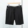Pantalones Casuales, Shorts de Seda Helada de Verano, Pantalones de Vestir Anti-Arrugas para Hombre, Shorts Rectos Frescos y Transpirables de Alta Elasticidad en Cuatro Direcciones