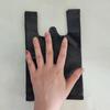 Bolsa para arena de gato tamaño pequeño pala de escritorio caca de gato caca de gato mascota negro mini bolsa de basura tamaño pequeño una pieza al por mayor