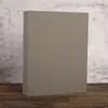 Pasta com Encadernação em Espiral, Capa Dura em Couro, Formato A4, com Folhas Soltas, em Estoque, Livro para Armazenamento de Amostras de Tecido com 3 Furos, Livro de Amostras de Cartões Coloridos, Livro de Amostras de Tecido em Branco