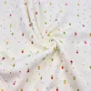 Tecido de Algodão Gaze Crepe Gaze Dupla Estampado Floral Japonês e Coreano Tecido para Roupa de Bebê Pijama Cobertor