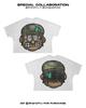 Camiseta Oversize de Manga Corta Estampado Plano de Personaje de Dibujos Animados Gótico Harajuku para Hombres y Mujeres, Top de Algodón Puro Hip-Hop Venta al por Mayor