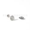 Clavo de Oreja de Titanio Jiang Ti F136 Amor Erizo de Mar Diamante Transfronterizo G23 Aleación de Titanio Joyería para Perforación Corporal Pendientes