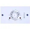 Cubo de Fuego Eléctrico Caja de Fuego Eléctrica Interruptor Lámpara de Cuarzo Tubo de Calentamiento Protector contra Sobrecalentamiento Control de Temperatura Cubo de Fuego Accesorios para Estufa de Fuego