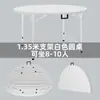 Mesa Redonda Simples Dobrável para Uso Doméstico, Mesa Redonda Grande de Plástico, Mesa Dobrável para Barracas de Comida ao Ar Livre, Mesa e Cadeiras para 10 Pessoas