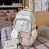 Set de Mochila Bicolor Modelo Nuevo Primavera 2026 para Estudiantes de Primaria y Secundaria, Bolsa de Tutoría de Estilo Alto Dopamina para Estudiantes de Secundaria