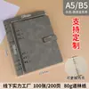 Fivela Magnética de Metal Livro de Folhas Soltas Personalizado B5 Caderno Destacável Papel de Folhas Soltas Substituição Livro de Registro para Reuniões de Negócios Atacado