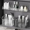 Gabinete con Espejo Patrón Glaciar Caja de Almacenamiento Lavabo de Baño Lápiz Labial Caja de Almacenamiento de Cosméticos Gabinete de Baño Caja de Almacenamiento Montada en la Pared