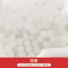 50 Piezas Vidrio Gelatina Color Sólido Imitación Jade Redondo Cuentas Sueltas Pasadores de Pelo Hechos a Mano Pulseras Collares Pendientes Materiales
