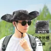 Chapéu Camuflado 15CM Chapéu de Aba Larga Verão Masculino Novo Chapéu de Pesca Caminhada Proteção Solar Chapéu de Sol Chapéu de Pescador Masculino