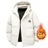 Abrigo de invierno acolchado de algodón para hombre talla grande 2026 nuevo abrigo exterior grueso y cálido para hombres más grandes