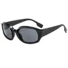 Gafas de sol de plástico con dientes de marco completo para PC pieza marina color gelatina gafas de sol UV fabricantes punto de venta correr Gafas de volumen