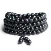 Pulseira de Obsidiana Olho de Arco-Íris Natural 108 Contas Masculina e Feminina Multi-Círculo Pulseira de Cristal Uma variedade de opcional