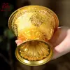 Ocho Cuencos Auspiciosos para Suministro de Agua Taza para Suministro de Agua Doméstica de Interior Taza de Agua Bendita Taza Worthing de Buda Taza Purificadora de Agua del Dios de la Riqueza Adornos de Escritorio