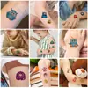 Novo Adesivo de Tatuagem Infantil Desenho de Monstro à Prova d'Água Fofo Divertido Festa de Desenho Feriado Adesivo Temporário