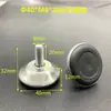 Pé Ajustável Estendido de Plástico para Hardware M8 Transparente Ajustável Branco Pé de Móvel para Ajuste de Altura Desigual Pé de Chão