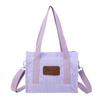 Bolso de mujer pana 2023 nuevo bolso cuadrado pequeño Corea del Sur bolso ins comercio exterior moda bolso de mano hombro bandolera