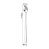 Elegante Juego de Cubiertos de Acero Inoxidable 304 para el Hogar: Cuchillo para Bistec, Tenedor, Cuchara, Cucharita de Postre y Café, Tenedor de Frutas, Cuchara para Mezclar