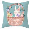 Funda de almohada de conejito de Pascua transfronteriza nueva regalos de vacaciones decoración del hogar funda de cojín de almohada venta al por mayor