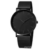 Reloj para Hombre Geneva de Venta Caliente Ultra Delgado Simple con Correa de Malla Reloj para Hombre Venta Caliente de Comercio Exterior Reloj para Hombre Venta al por Mayor