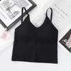 Internet celebridade longo grande em forma de U rosca volta enrolado chest tube top sem fio sem fio fundo camisole sutiã esportivo