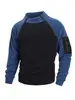 Nueva Talla Europea Otoño e Invierno Nuevo Exportación Delgado Cuello Alto Manga Larga Jersey Personalizado Estilo Europeo y Americano Chaqueta Casual para Hombre