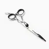Tijeras de Tornillo Nepperson Negras de Alta Calidad de 7.0 pulgadas, Juego de 4 Piezas, 3 Piezas, 5 Piezas para Peluquería de Mascotas, Tijeras Rectas, Set de Espina de Pescado