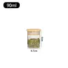 Pote de Vidro Selado Transfronteiriço Pote de Vidro Borossilicato para Chá Pote de Armazenamento de Frutas Secas Cereal Doce Pote de Vidro com Tampa