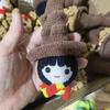 Muñeca de Monstruo de Tres Ojos Colgante de Lana Colgante Tejido a Mano Producto Terminado Muñeca de Ganchillo Hecha a Mano Colgante de Ganchillo Producto Terminado