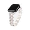 Correa de amor en forma de V con diamantes de estilo pequeño y fragante para Apple watch 8-1 generación correa de metal para Apple