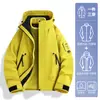 Jaqueta Softshell Luotuo Outdoor Três em Um Feminina à Prova de Vento Impermeável Conjunto de Duas Peças Forro de Fleece Roupas para Caminhada Montanhismo Masculino