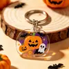 Novos Produtos Transfronteiriços, Chaveiro de Acrílico Fantasma de Abóbora, Pingente Decorativo, Atacado de Fabricante de Pequenos Produtos de Yiwu