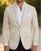 Nueva Chaqueta de Traje a Cuadros de Fila Única con Dos Botones de Comercio Exterior Transfronterizo para Hombre, Parte Superior de Traje Casual Ajustada para Hombre