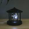Torre de Luz Giratoria Solar de Nuevo Producto Transfronteriza Mesa de Fuego Luz Led Luz Decorativa para Jardín al Aire Libre Patio Césped