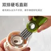 Cepillo para Tapa de Vaso Tres en Uno, Cepillo Portátil para Botellas, Juego de Cepillos de Limpieza, Cepillo para Boca de Vaso, Cepillo para Taza Térmica, Herramienta de Limpieza para Vasos de Agua