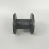 Roda enroladora de cabo em forma de I de plástico 100 alta temperatura preta carretel enrolador barra de nariz integrada carretel de fibra óptica