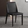 Silla de Montar Hogar Restaurante Lujo Ligero Alta Gama Silla para Mesa de Isla Diseñador Taburete Minimalista Silla de Comedor de Cuero Italiano