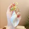 Llavero de Concha Chapada en Color Colgante para Coche Bolso Mochila Decoración de San Valentín Máquina de Peluches Venta al por Mayor Transfronterizo