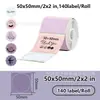 Papel de Etiqueta Redonda Autoadhesivo para Fabricante 50mm Colorido Ciclo Adecuado para Papel de Impresión Térmica Phomemo M220