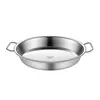 Bandeja Plana de Aço Inoxidável 304 Transfronteiriça para Cozinhar no Vapor de Macarrão de Arroz, Bolos de Arroz e Peixe, Adequada para Uso Doméstico