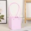 Fábrica de atacado bolsa de flores nova pressão couro de crocodilo arranjo de flores tubo de couro quadrado bolsa de cesta de flores