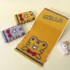 Toalla Infantil Tipo Algodón Puro A Toalla Infantil de Algodón Bordada Toalla Facial 100% Algodón Suave y Absorbente Pañuelo de Guardería