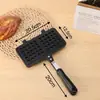 Forma para assar waffle máquina a gás forma de assar artefato de assar pão doméstico grade forma de assar bolo forma antiaderente fácil de limpar