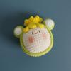 Muñeca Calabaza Tejida a Mano de Dibujos Animados Lindo Pequeño Ya Bolas Tejidas Colgantes Bolso Terminado Hecho a Mano