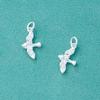 Seiko Plata Esterlina 925 Golondrina Colgante Accesorios DIY Cuentas Pulsera Trenzada Collar Colgante Material de Joyería